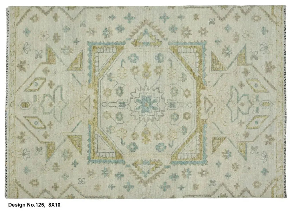 Hand knotted Indian Modern Rug 8'0" x 10'0" ABC Rugs Kilims